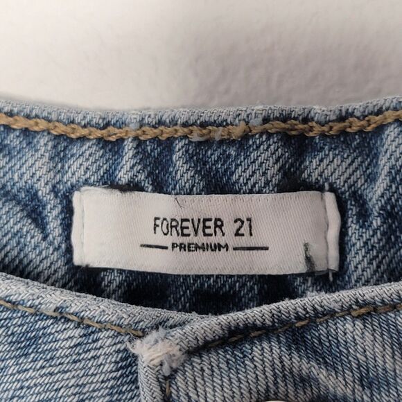 NWT Forever 21 90's Fit Jeans Size 29 Pinch Waist Loose Fit Relaxed Leg Retro - Picture 3 of 10